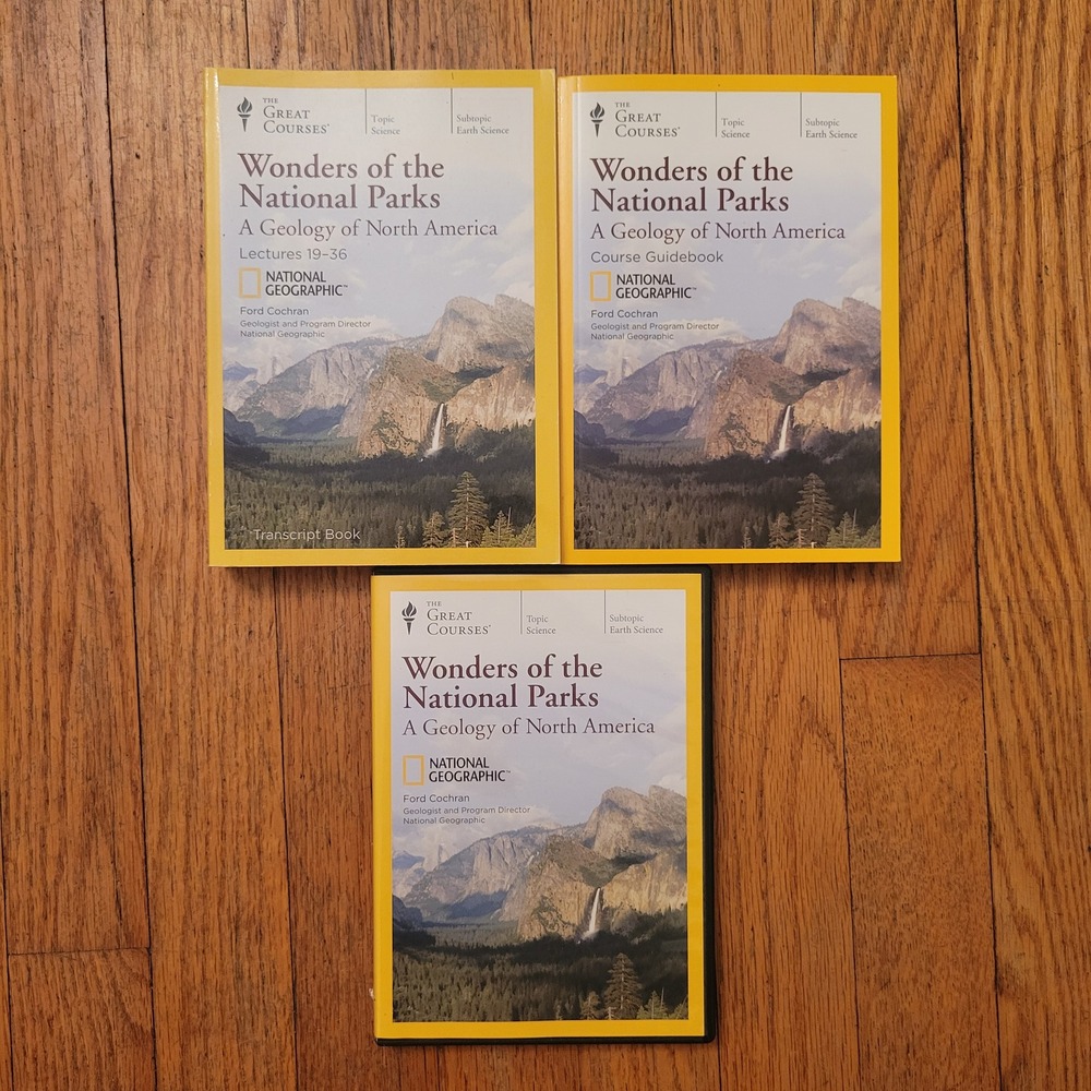 The Great Courses Wonders of the National Parks DVD Guidebook Transcript Set